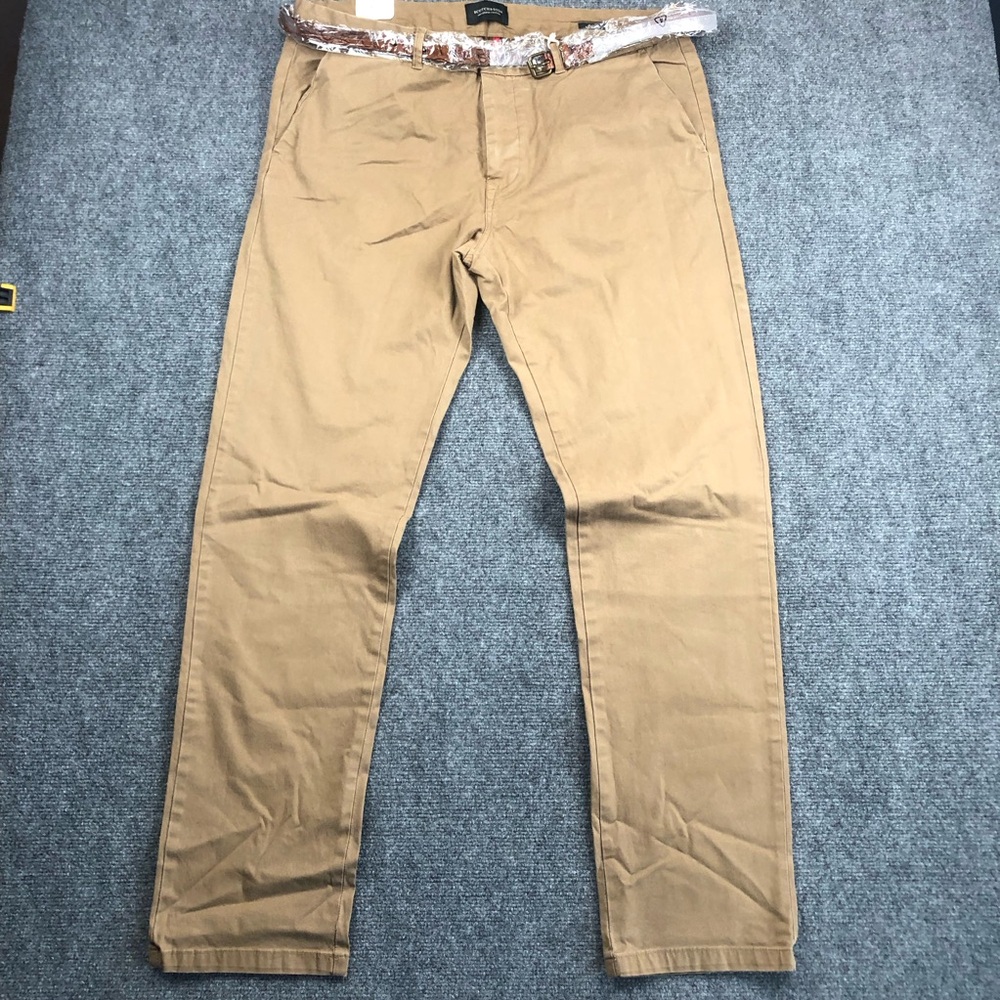 Scotch & Soda Men's Stuart Regular Slim Fit Chino